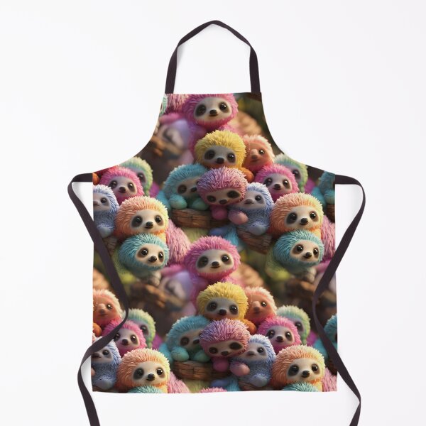 Item preview, Adorable Crocheted Baby Amigurumi Animals Seamless Pattern designed and sold by AlienSkinEyes.