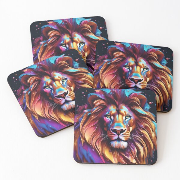 Item preview, Lively painting of a lion designed and sold by Girih.