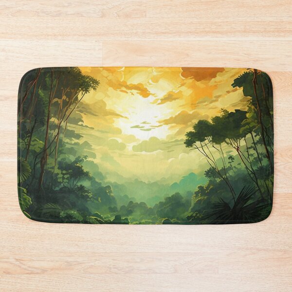 Artikelvorschau, Sunset Majesty – Blick auf das Dschungeldach entworfen und verkauft von OdysseyArtworks.