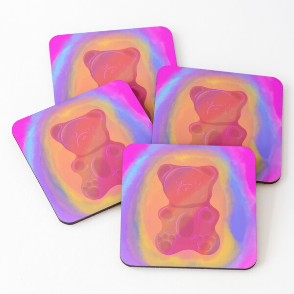 Item preview, Neon Tie-Dye Gummi Bear designed and sold by MagikMedia.