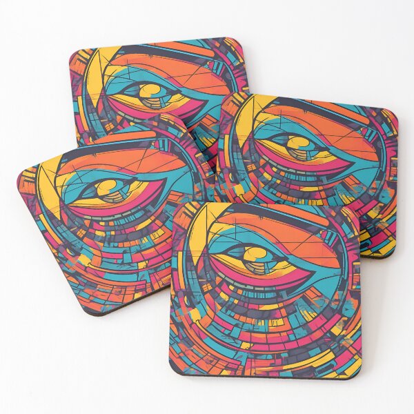 Item preview, colorful eye designed and sold by DRAGONFIASCO.