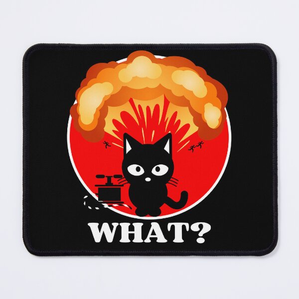 Item preview, Funny Black Cat What Meme | Funny Black Cat Explosion designed and sold by McThingummy.