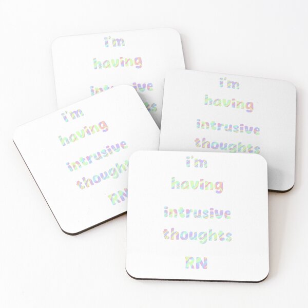 Item preview, im having intrusive thoughts RN designed and sold by Pro tees.