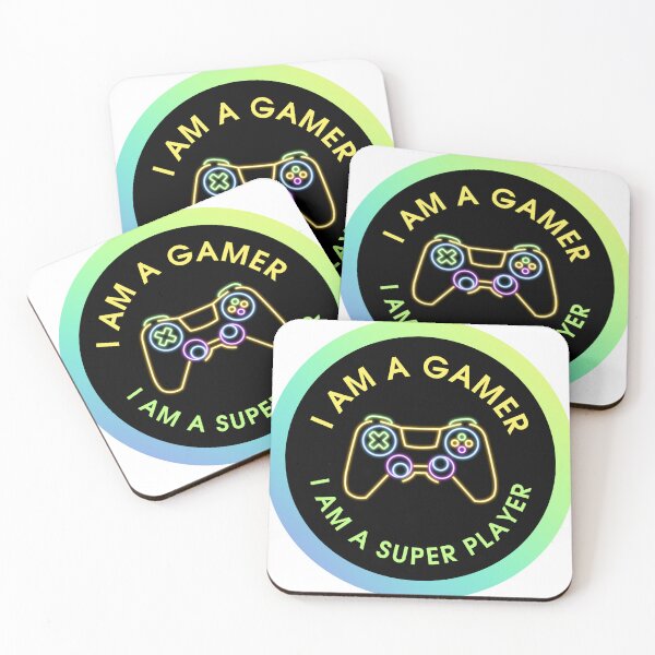 Item preview, Black Neon Round Gamer  designed and sold by Artistic Designs ⭐⭐⭐⭐⭐.