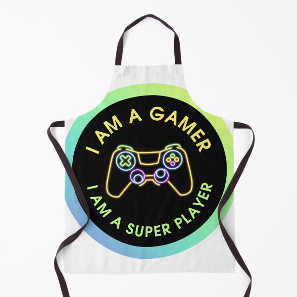 Item preview, Black Neon Round Gamer  designed and sold by Artistic Designs ⭐⭐⭐⭐⭐.