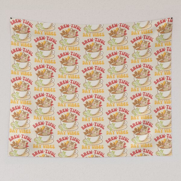 Item preview, Cute Kawaii Chipmunk Brew-tiful Day Vibes designed and sold by cutecozynook.