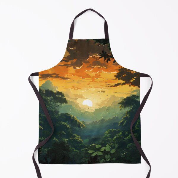 Item preview, Jungle Sunset Symphony - Canopy's Glow designed and sold by OdysseyArtworks.