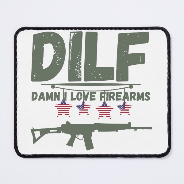 Item preview, Dilf damn i love firearms designed and sold by InkVista Studio.