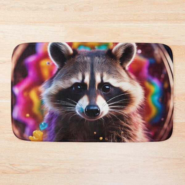 Item preview, Raccoon plays with paint designed and sold by Girih.