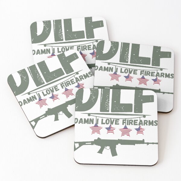 Item preview, Dilf damn i love firearms designed and sold by InkVista Studio.