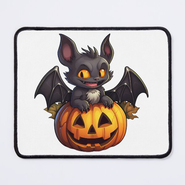 Item preview, Cute Gremlin and a carved pumpkin designed and sold by Vansky-Art.