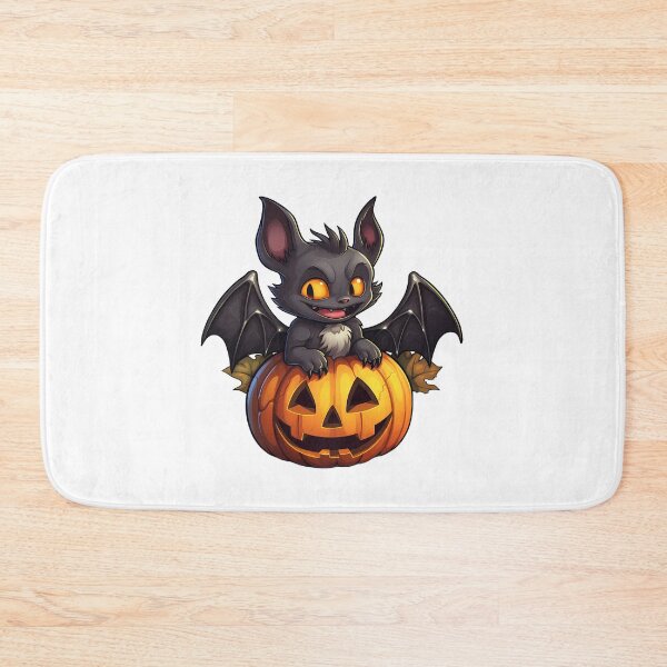 Item preview, Cute Gremlin and a carved pumpkin  designed and sold by Vansky-Art.