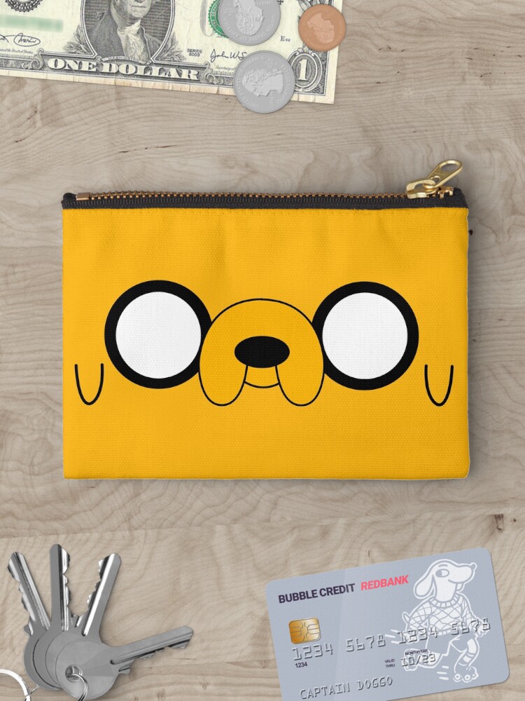 Thumbnail 3 of 4, Zipper Pouch, Adventure Time™ Jake's eyes designed and sold by karamram.