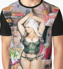 Trisha Paytas Sexy Eating Show Mukbang Youtube Queen Graphic T-Shirt