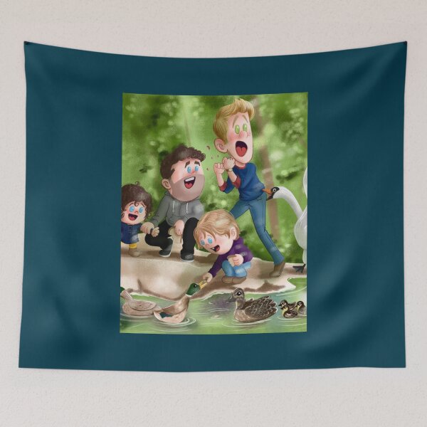 Item preview, Feeding the ducks Sti  designed and sold by RichardBoyer1.