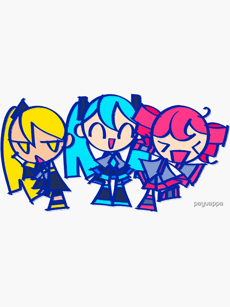 Triple Baka Squad Sticker for Sale by coupic