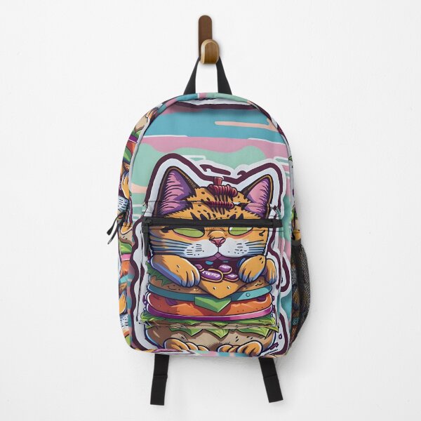Item preview, Burger the Cat's Whimsy: Captivating Feline Artwork designed and sold by FashionRex.