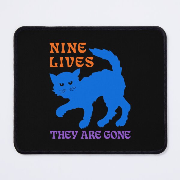 Item preview, NINE LIVES, THEY ARE GONE, FUNNY CAT, SCRAWNY CAT designed and sold by Krmdesign.
