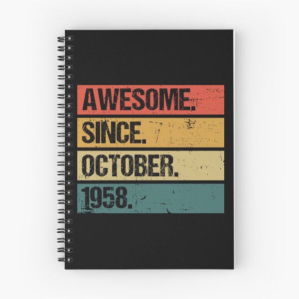 Item preview, Awesome Since October 1958 | Made In 1958 | Vintage October 1958 designed and sold by Christina-grich.