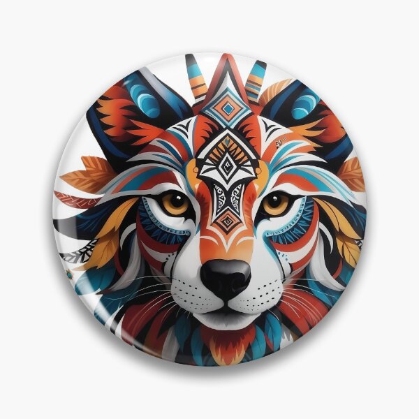 Item preview, Tribal dog spirit logo designed and sold by Laufer15.