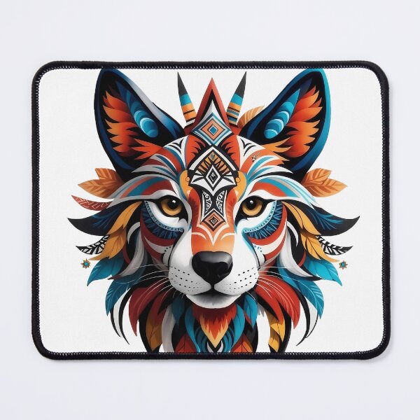 Item preview, Tribal dog spirit logo designed and sold by Laufer15.
