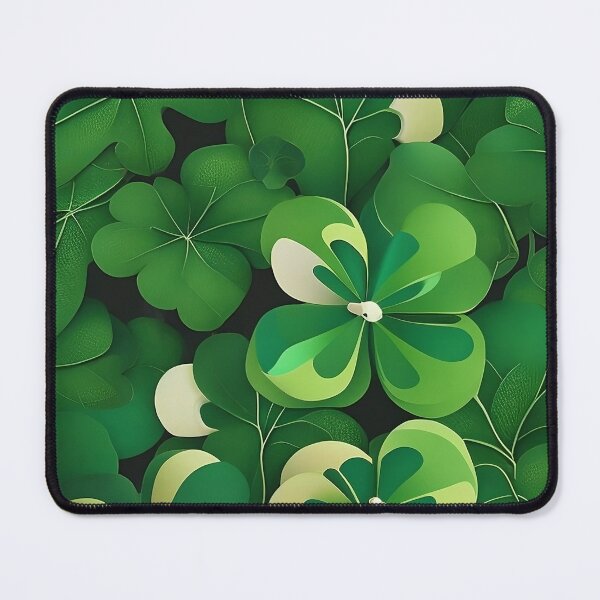 Item preview, Lush Clover Symphony - Verdant Patterns in Nature's Rhythm designed and sold by Freak-Scene.