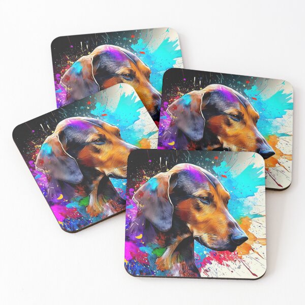 Item preview, Lithuanian Hound Splash Art designed and sold by The Digital Compass.