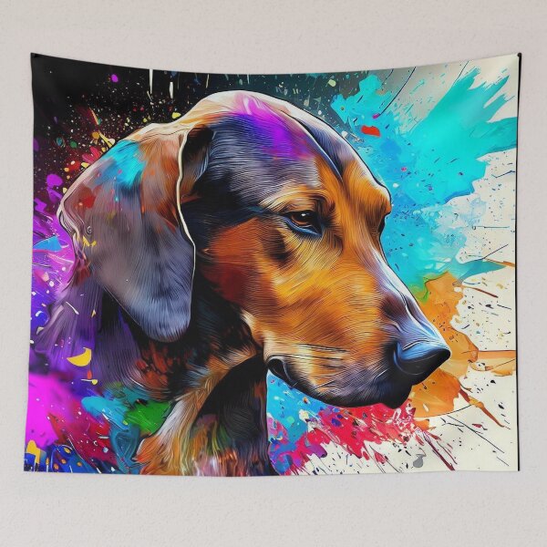 Item preview, Lithuanian Hound Splash Art designed and sold by The Digital Compass.
