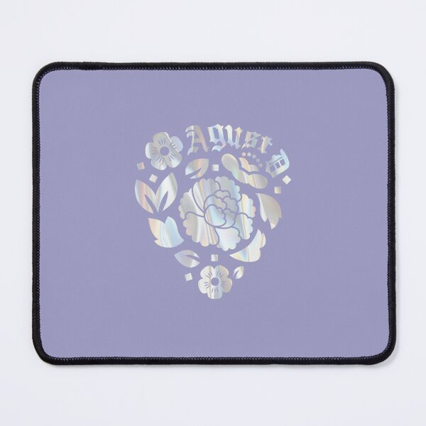 Item preview, Agust D Lotus Charm Iridescent (on purple) designed and sold by loonylunaART.