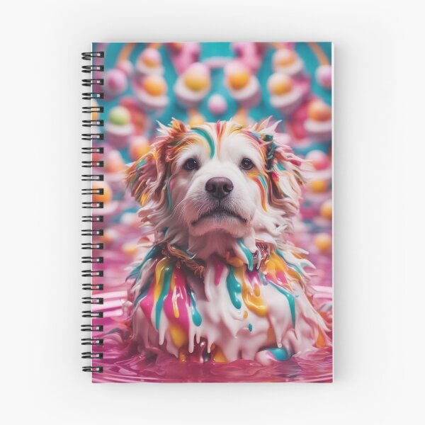 Item preview, Dog bathes in paint designed and sold by Girih.