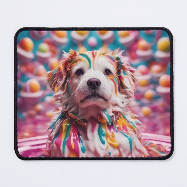 Item preview, Dog bathes in paint designed and sold by Girih.