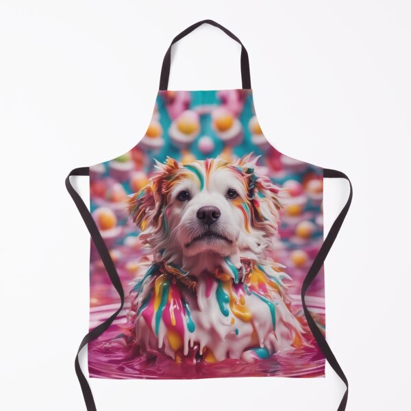 Item preview, Dog bathes in paint designed and sold by Girih.