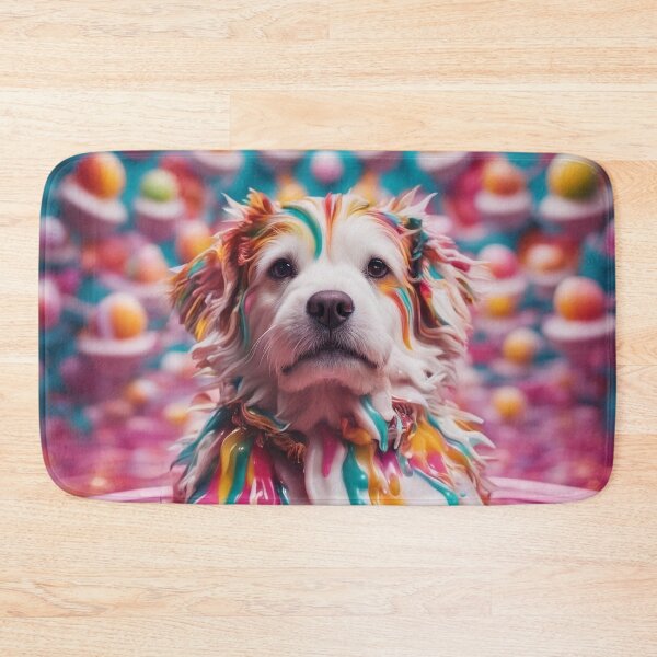 Item preview, Dog bathes in paint designed and sold by Girih.