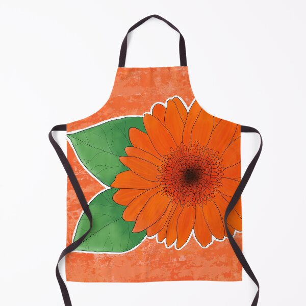 Item preview, orange flowers designed and sold by ChallaDesign.