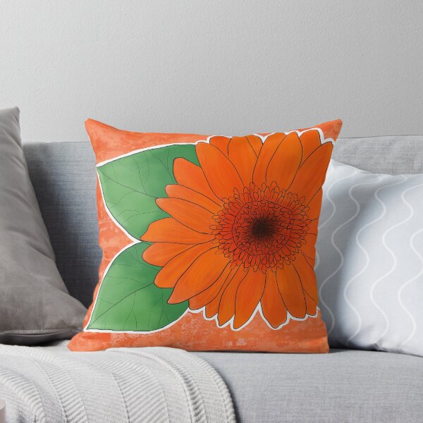 Item preview, flores naranjas designed and sold by ChallaDesign.