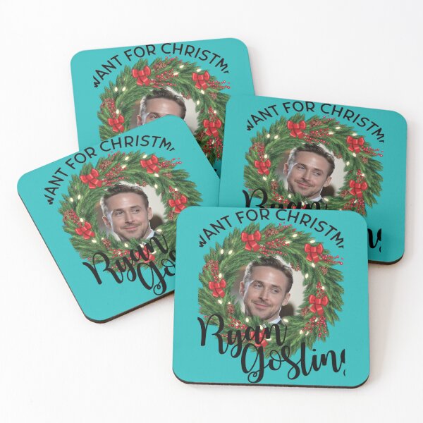 Item preview, All I want for Christmas is Ryan Gosling Sticker designed and sold by StevenRhodc.