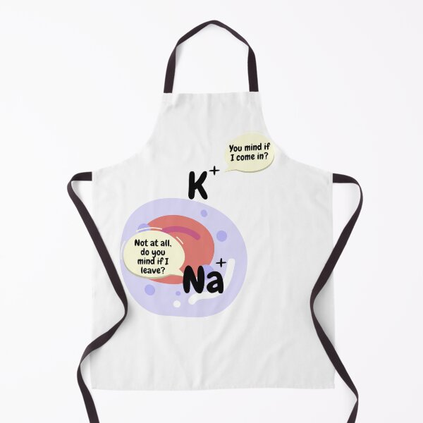 Item preview, sodium and potassium ions exchange, funny biology designed and sold by NoetherSym.