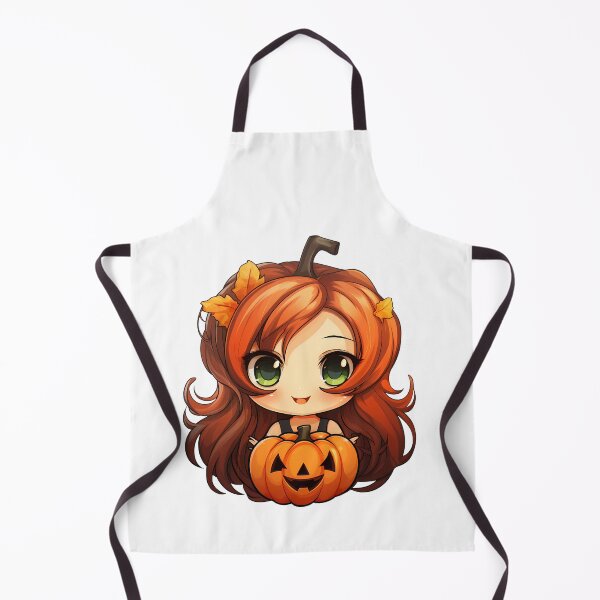 Item preview, Chibi Witch and a carved pumpkin designed and sold by Vansky-Art.