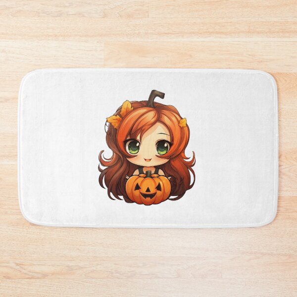 Item preview, Chibi Witch and a carved pumpkin  designed and sold by Vansky-Art.