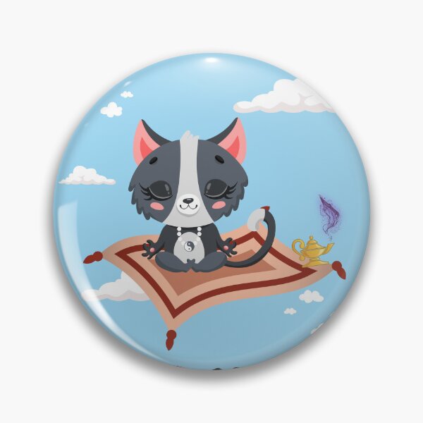 Item preview, cat meditating in the clouds designed and sold by studio468.