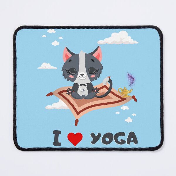 Item preview, cat meditating in the clouds designed and sold by studio468.