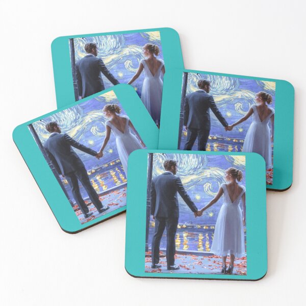 Item preview, La la land + Van Gogh print Sticker designed and sold by StevenRhodc.