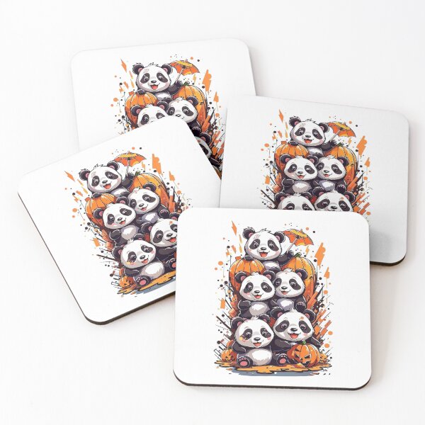 Item preview, Hallowen Kawaii Pandas designed and sold by GalMar.