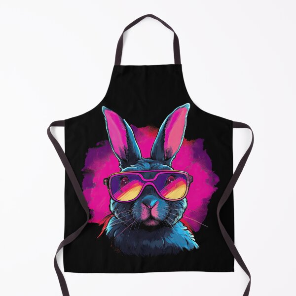 Item preview, Vintage Retro Synthwave Bunny designed and sold by Puristock.