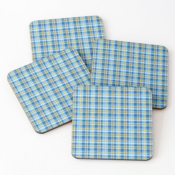 Item preview, Pleasing Plaids: Blue and Yellow designed and sold by Christfield.