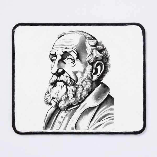 Item preview, Portrait of Michelangelo di Lodovico Buonarroti Simoni (1475–1564) designed and sold by NTGUILTY.