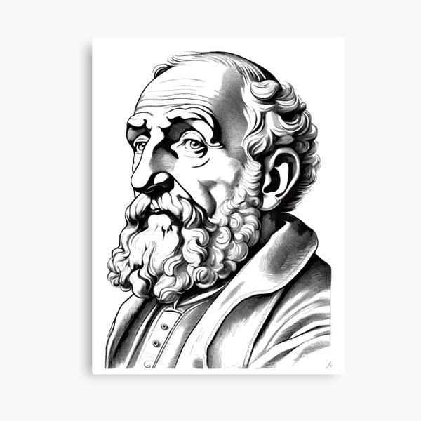 Item preview, Portrait of Michelangelo di Lodovico Buonarroti Simoni (1475–1564) designed and sold by NTGUILTY.