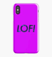 Lofi Dark Text iPhone Case/Skin