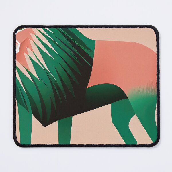 Item preview, African Lion Minimalism Vibrant Kids Room Art designed and sold by PinkNomad.
