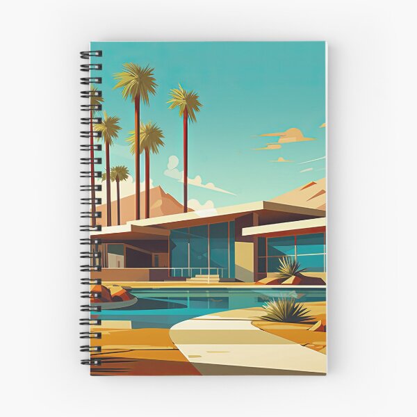 Item preview, Bungalow retro Arizona desert scenery designed and sold by FlatLandPrints.